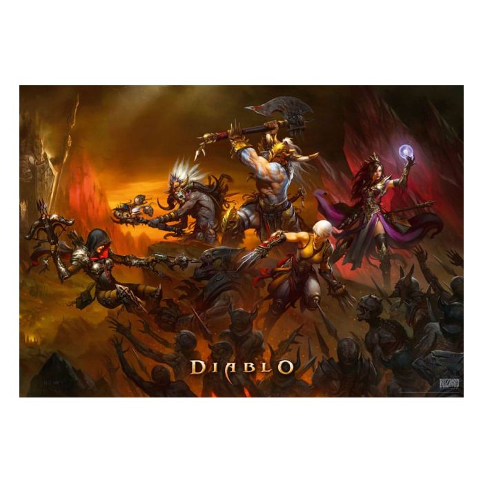 Diablo Gaming Puzzle Heroes Battle (1000 pieces) 