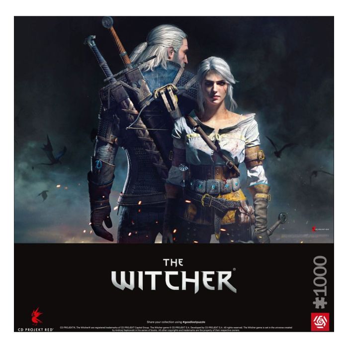 The Witcher Gaming Puzzle Geralt & Ciri (1000 pieces) 