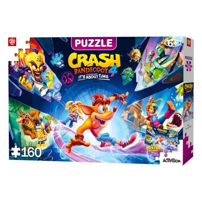 Crash Bandicoot 4 Kids Puzzle It's About Time (160 pieces) 