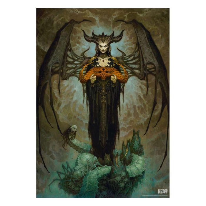 Diablo IV Gaming Puzzle Lilith (1000 pieces) 