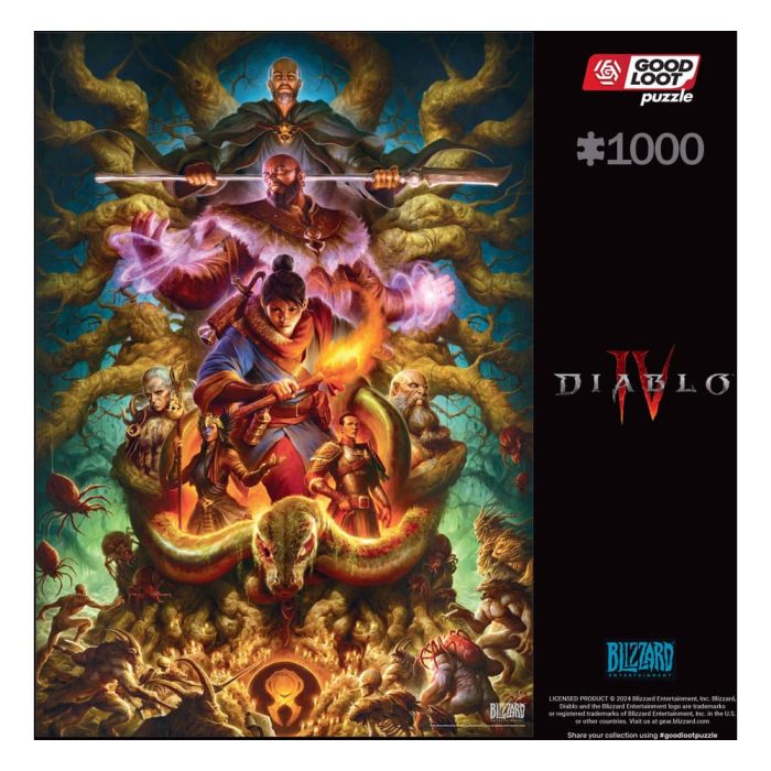 Diablo IV Gaming Puzzle Horadrim (1000 pieces) 