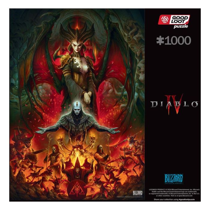 Diablo IV Gaming Puzzle Lilith Composition (1000 pieces) 