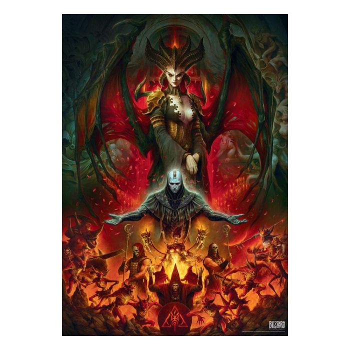 Diablo IV Gaming Puzzle Lilith Composition (1000 pieces) 