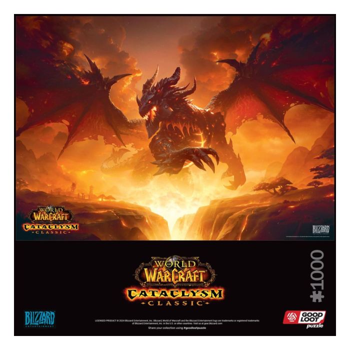 World of Warcraft Gaming Puzzle Cataclysm Classic (1000 pieces) 