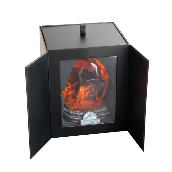 Jurassic Park Lamp with USB-C Amber