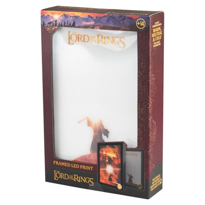 The Lord of the Rings Framed LED Panel 28 x 20 cm