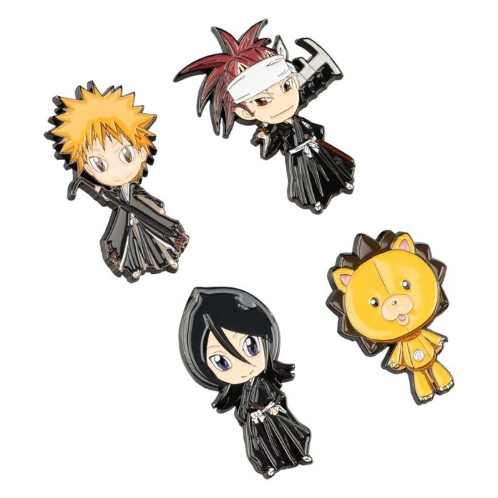 Bleach Pin Badges Set of 4