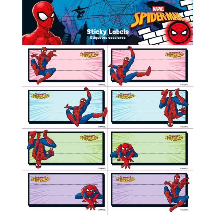 Spider-Man Self-Adhesive Labels