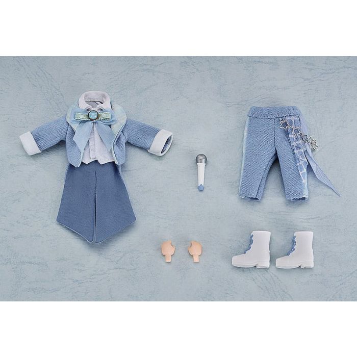 Original Character Accessories for Nendoroid Doll Figures Outfit Set: Idol Outfit - Boy (Sax Blue)