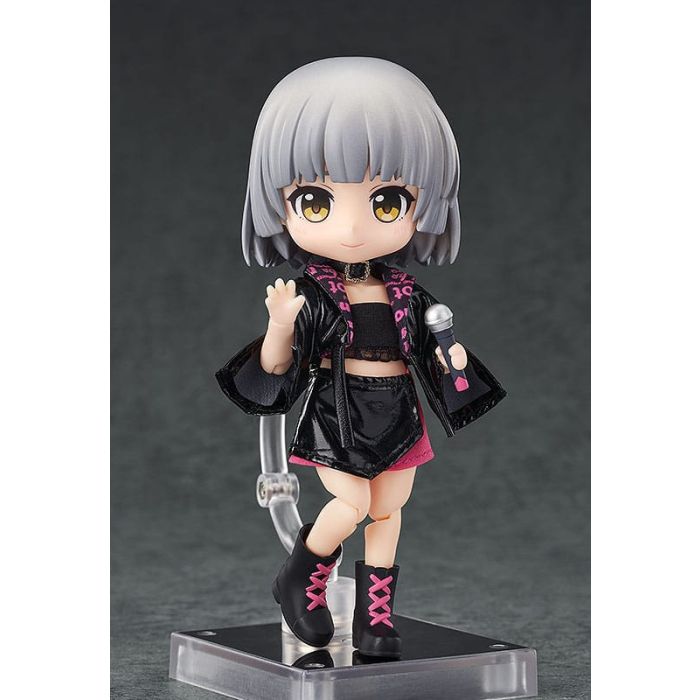 Original Character Accessories for Nendoroid Doll Figures Outfit Set: Idol Outfit - Girl (Rose Red)  