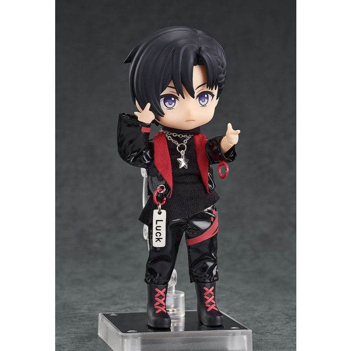 Original Character Accessories for Nendoroid Doll Figures Outfit Set: Idol Outfit - Boy (Deep Red) 
