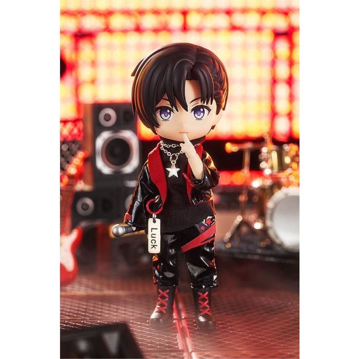 Original Character Accessories for Nendoroid Doll Figures Outfit Set: Idol Outfit - Boy (Deep Red) 