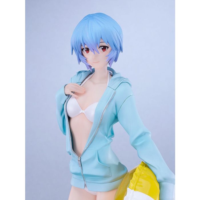 Rebuild of Evangelion Pop Up Parade L PVC Statue Beach Queens: Rei Ayanami 22 cm