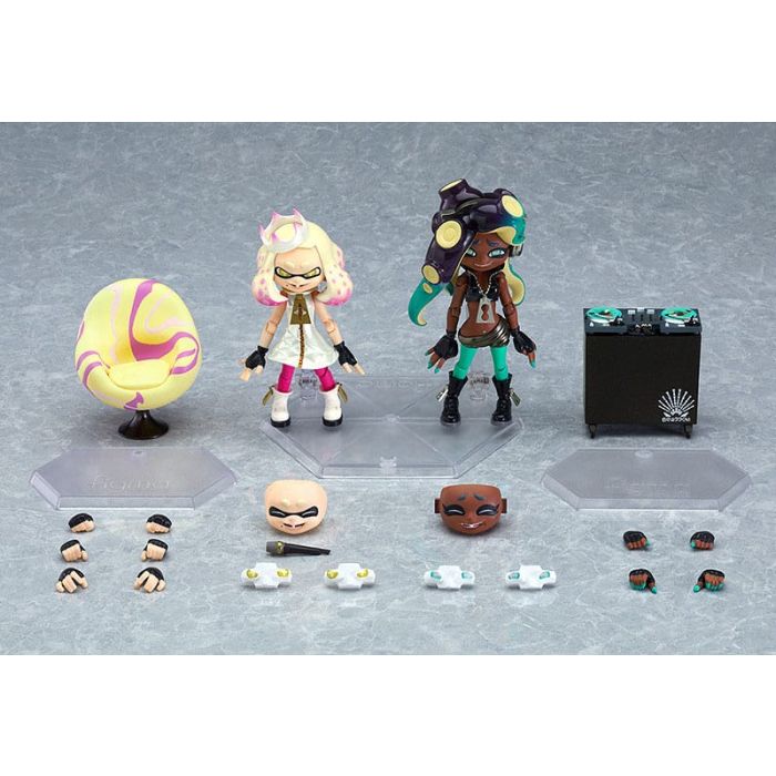 Splatoon 2 Figma Action Figures Off the Hook Pearl & Marina 9 - 10 cm