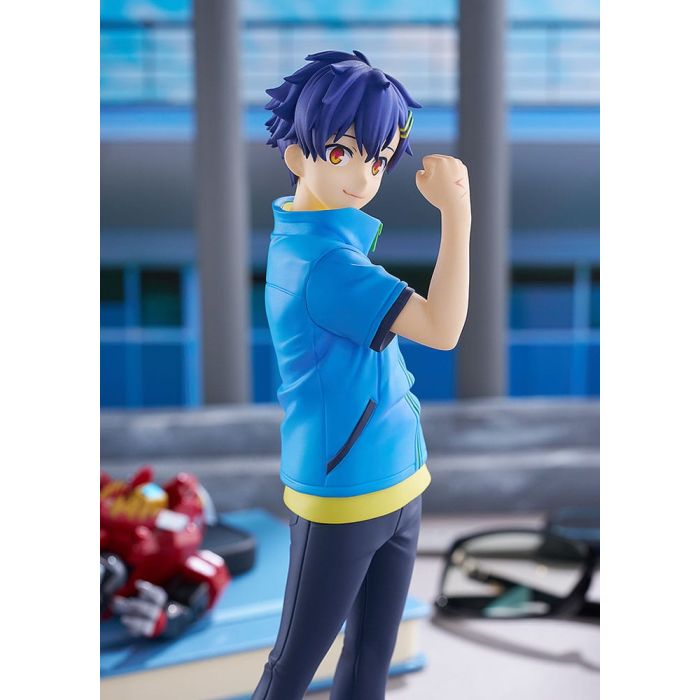 Gridman Universe Pop Up Parade PVC Statue Yomogi Asanaka L Size 23 cm            