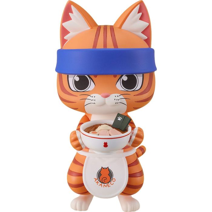 Red Cat Ramen Nendoroid Action Figure Bunzo 10 cm