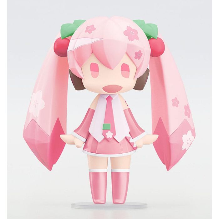 Character Vocal Series 01: Hatsune Miku HELLO! GOOD SMILE Action Figure Sakura Miku 10 cm