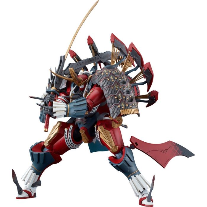 Full Metal Daemon Muramasa Moderoid Plastic Model Kit Third-generation Seishuusengou Uemon-no-jou Muramasa 16 cm (re-run)