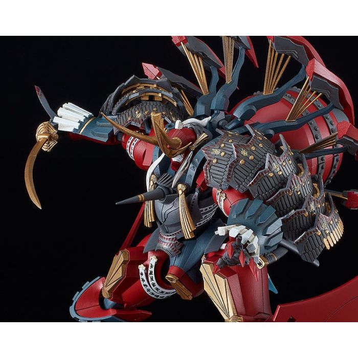 Full Metal Daemon Muramasa Moderoid Plastic Model Kit Third-generation Seishuusengou Uemon-no-jou Muramasa 16 cm (re-run)