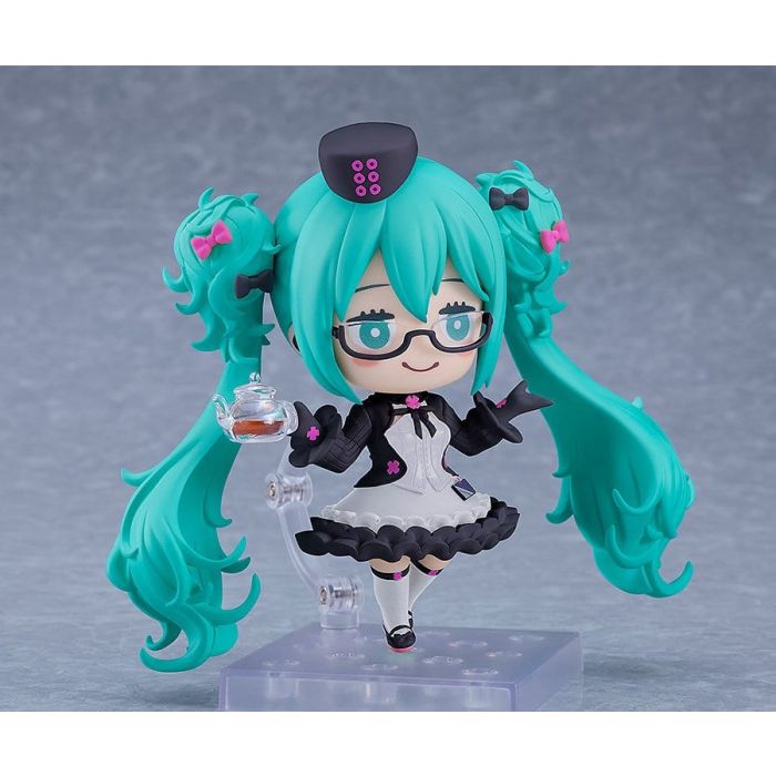 Character Vocal Series 01: Hatsune Miku Nendoroid Action Figure Hatsune Miku: Glasses x Café Ver. 10 cm