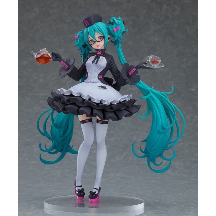Character Vocal Series 01: Hatsune Miku Pop Up Parade Hatsune Miku: Glasses x Café Ver. 18 cm
