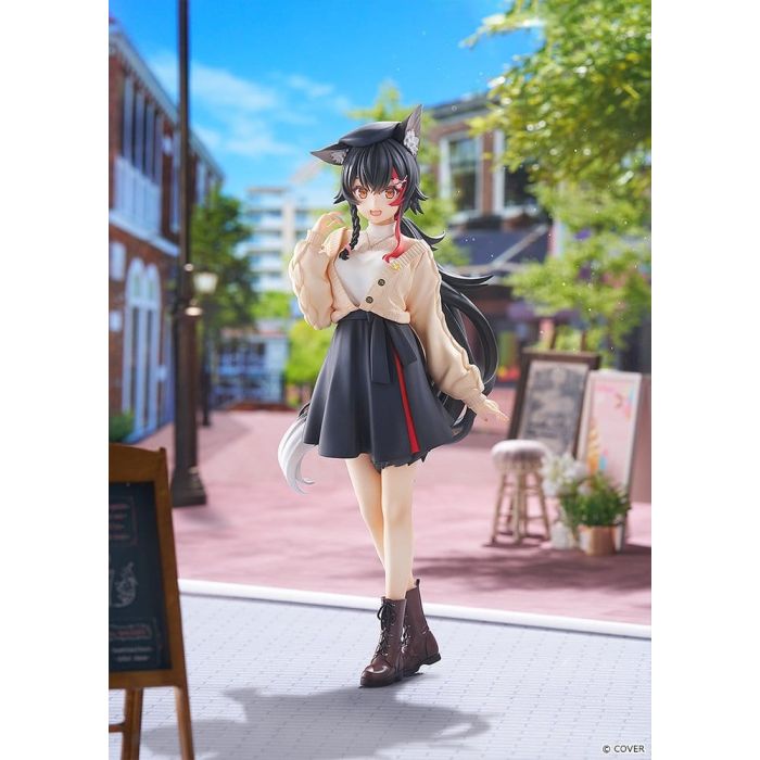 Hololive Production G.S. Collection PVC Figure 1/7 Ookami Mio Date Style - Street Outfit Ver. 24 cm