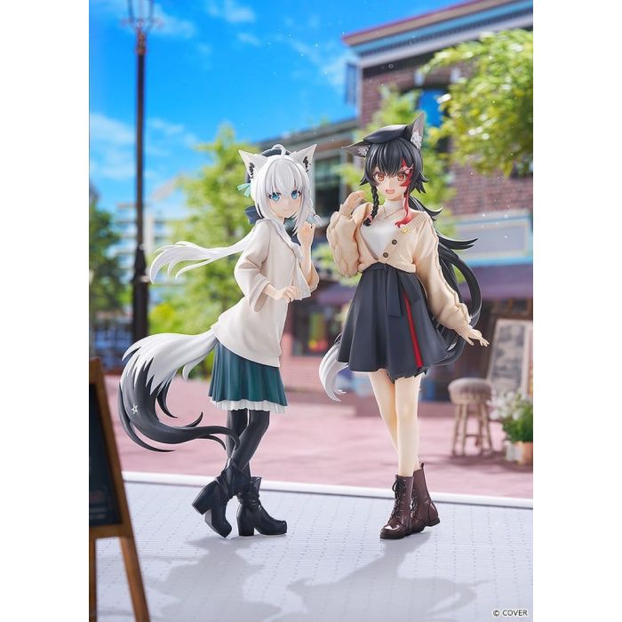 Hololive Production G.S. Collection PVC Figure 1/7 Ookami Mio Date Style - Street Outfit Ver. 24 cm