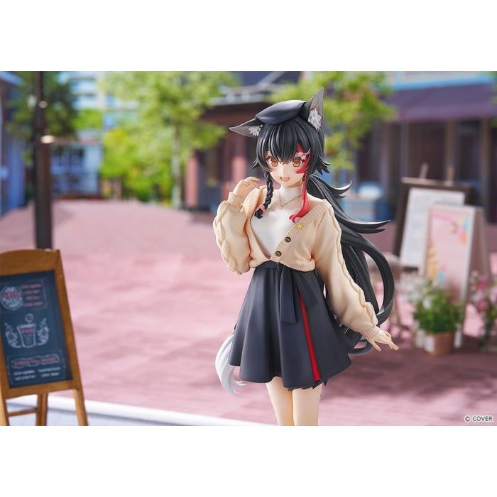 Hololive Production G.S. Collection PVC Figure 1/7 Ookami Mio Date Style - Street Outfit Ver. 24 cm