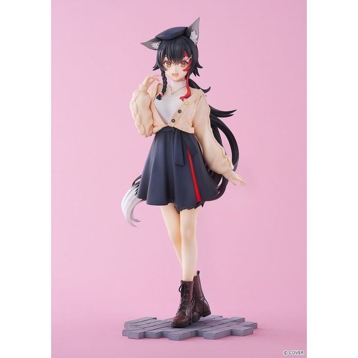 Hololive Production G.S. Collection PVC Figure 1/7 Ookami Mio Date Style - Street Outfit Ver. 24 cm