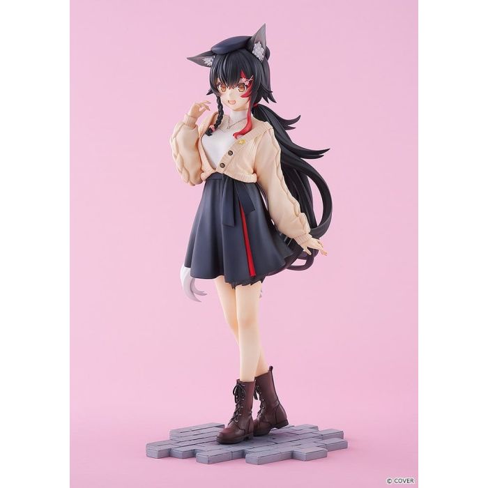Hololive Production G.S. Collection PVC Figure 1/7 Ookami Mio Date Style - Street Outfit Ver. 24 cm