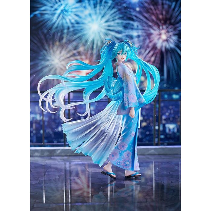 Character Vocal Series 01: Hatsune Miku PVC Figure 1/7 Music & Fire Works Ver. 23 cm