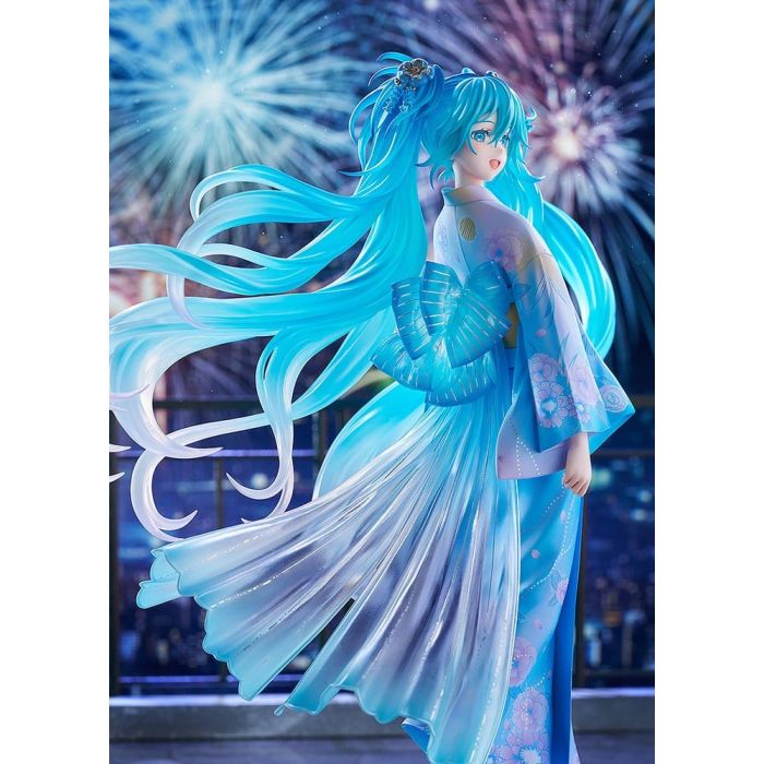 Character Vocal Series 01: Hatsune Miku PVC Figure 1/7 Music & Fire Works Ver. 23 cm