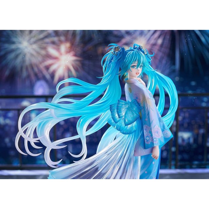 Character Vocal Series 01: Hatsune Miku PVC Figure 1/7 Music & Fire Works Ver. 23 cm