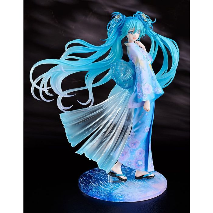 Character Vocal Series 01: Hatsune Miku PVC Figure 1/7 Music & Fire Works Ver. 23 cm