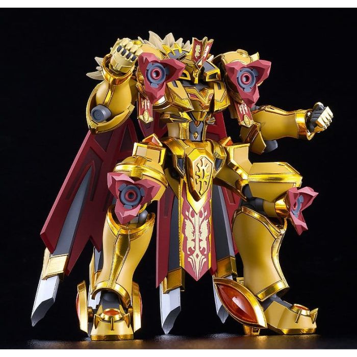 Knight's & Magic Moderoid Plastic Model Kit Goldleo: Royal Metallic Ver. 14 cm