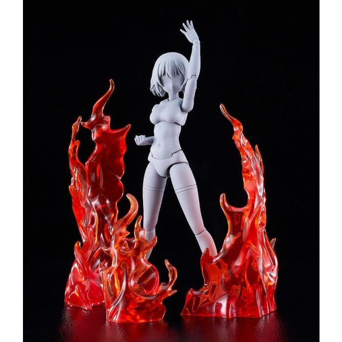 The Simple Effect Parts for Figures Flames: Red 