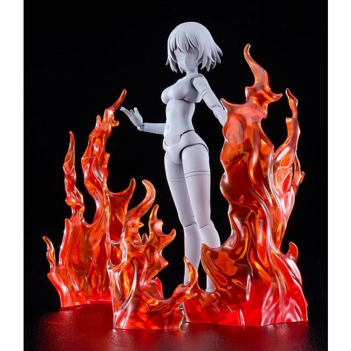 The Simple Effect Parts for Figures Flames: Red 