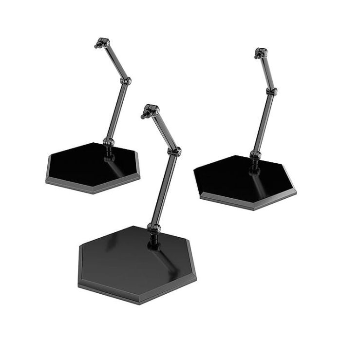 The Simple Stand Mini Nendoroid More for Mini Figures & Models Black 3-Pack 