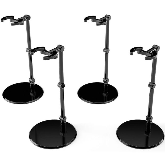 The Simple Stand Mini Nendoroid More for Mini Figures & Models mini Black 4er-Pack 