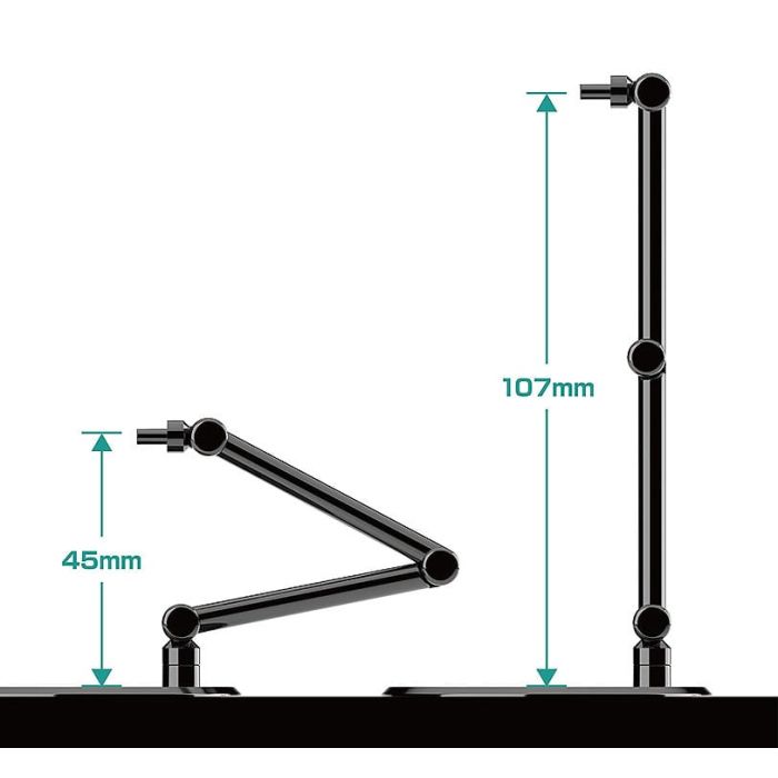 The Simple Stand Mini Nendoroid More for Mini Figures & Models mini Black 4er-Pack