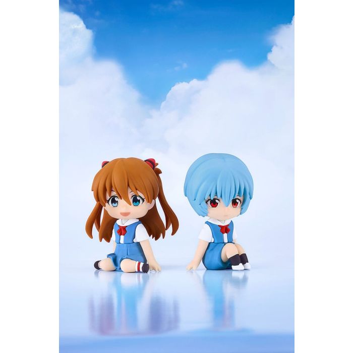 Rebuild of Evangelion Rubber Mascot Nendroid Plus Mini Figure Rei Ayanami 8 cm 