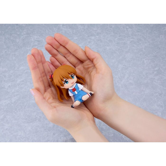Rebuild of Evangelion Rubber Mascot Nendroid Plus Mini Figure Asuka Shikinami Langley 8 cm