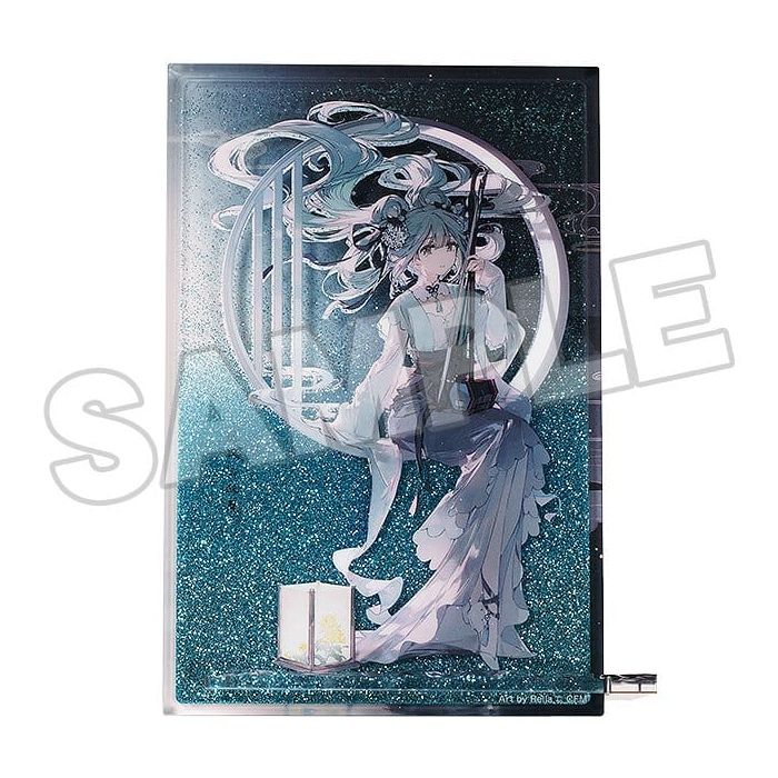 Character Vocal Series 01: Hatsune Miku Glitter Acrylic Block Hatsune Miku Han Gong Qiu Yue Ver. 15 cm
