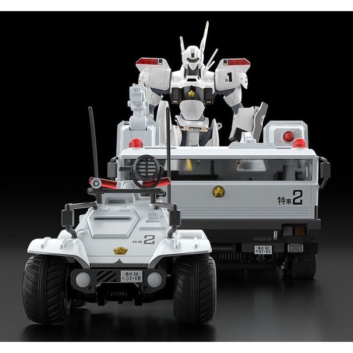 Mobile Police Patlabor Moderoid Plastic Model Kits 1/60 Type 98 Special Command Vehicle & Type 99 Special Labor Carrier (re-run) 
