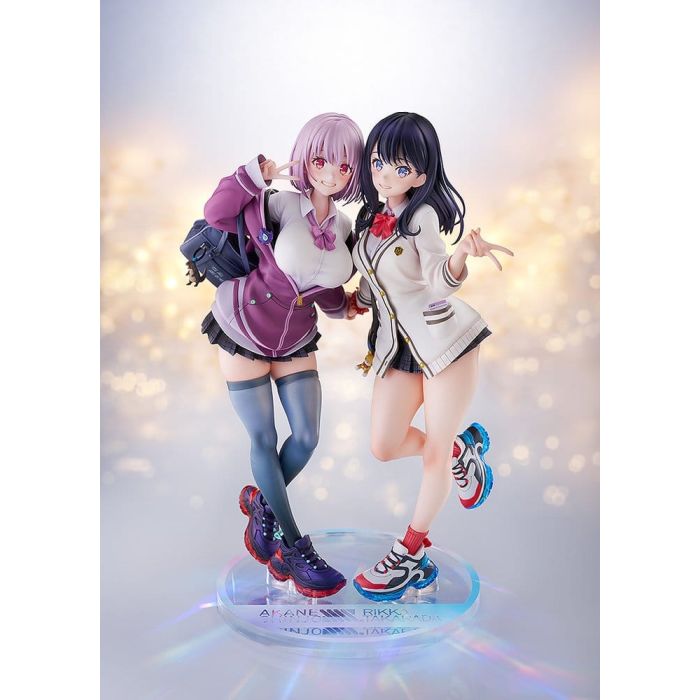 SSSS.GridmanPVC Statues 1/7 2-Pack Rikka Takarada & Akane Shinjo feat. toridamono 22 cm