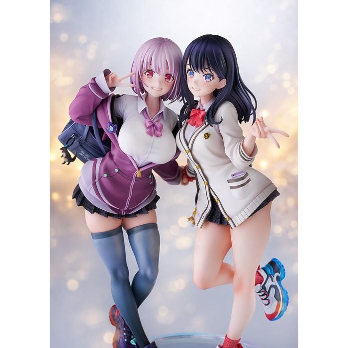 SSSS.GridmanPVC Statues 1/7 2-Pack Rikka Takarada & Akane Shinjo feat. toridamono 22 cm