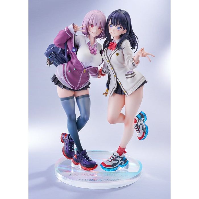 SSSS.GridmanPVC Statues 1/7 2-Pack Rikka Takarada & Akane Shinjo feat. toridamono 22 cm