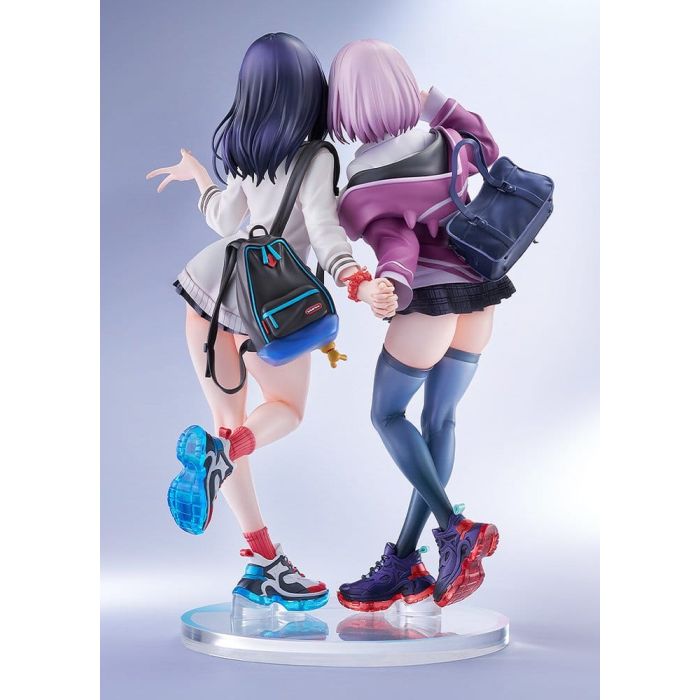 SSSS.GridmanPVC Statues 1/7 2-Pack Rikka Takarada & Akane Shinjo feat. toridamono 22 cm