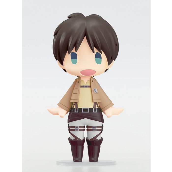 Attack on Titan HELLO! GOOD SMILE Action Figure Eren Yeager 10 cm