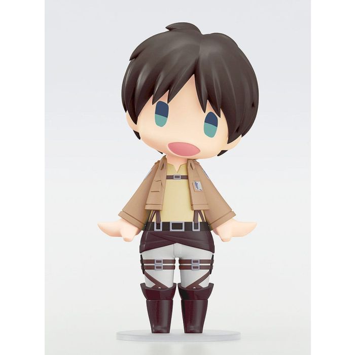 Attack on Titan HELLO! GOOD SMILE Action Figure Eren Yeager 10 cm